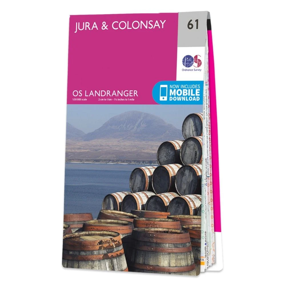 Ordnance Survey Landranger Map 61 Jura & Colonsay