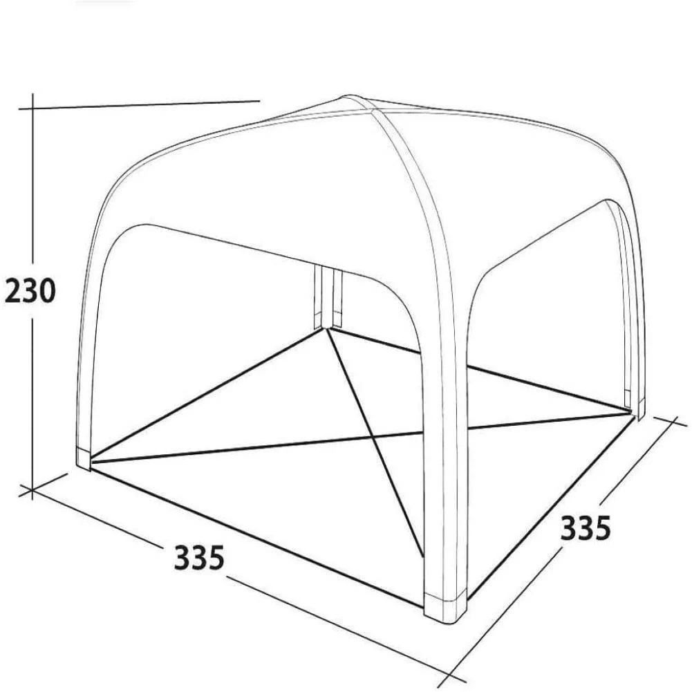 Outwell Air Shelter - Outdoor Inflatable Gazebo (2022) - Image 4