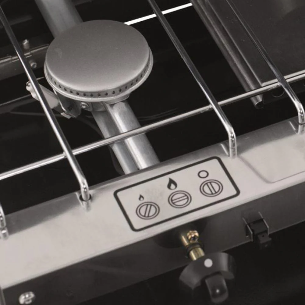 Outwell Appetizer Trio Double Burner Gas Stove With Grill - Image 4