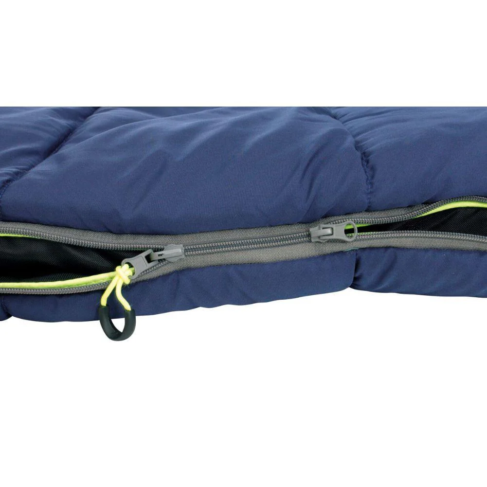 Outwell Contour Lux Double Reversible Sleeping Bag (Imperial Blue) - Image 7