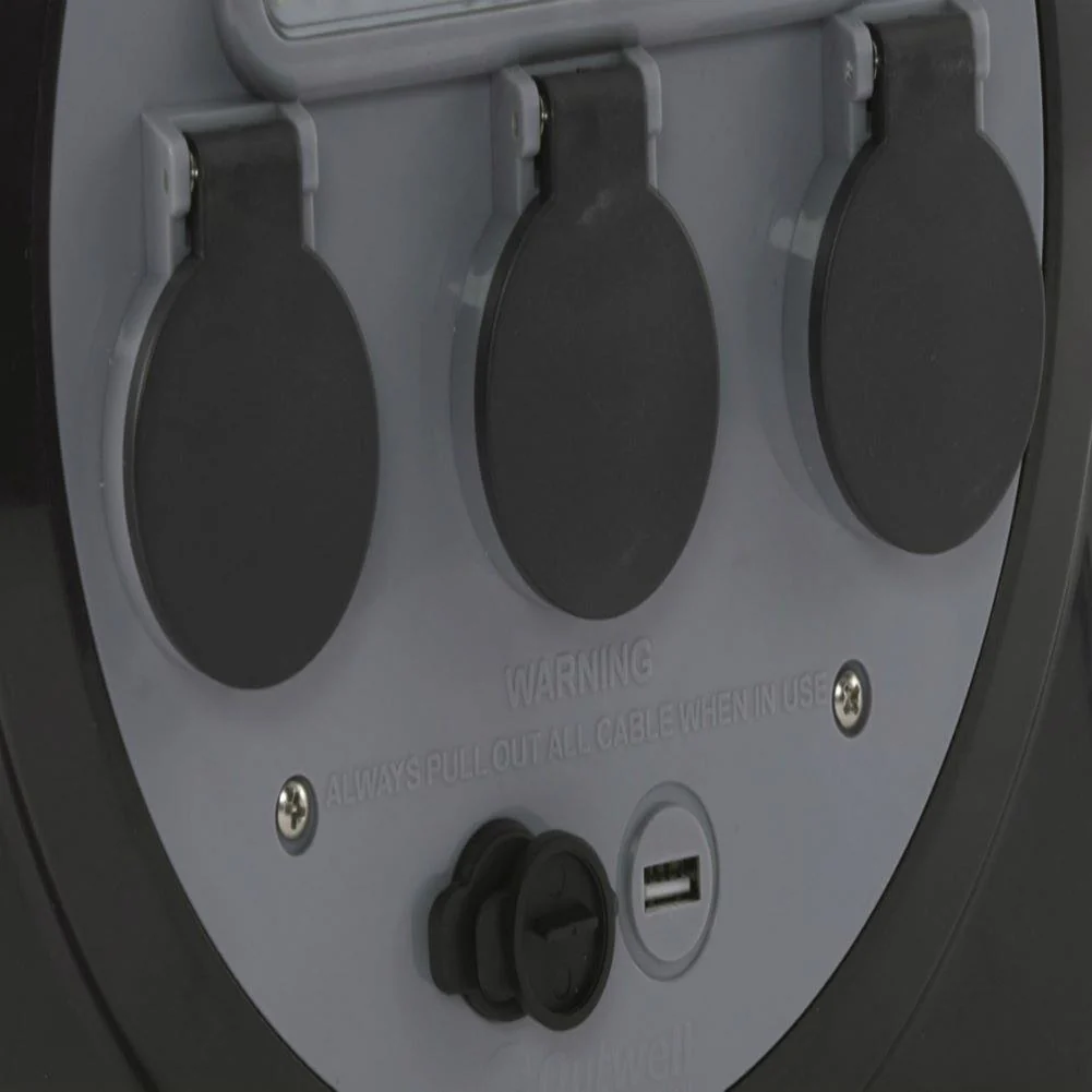 Outwell Mensa Mains 3-Way Roller Kit with USB and LED Light - Image 3