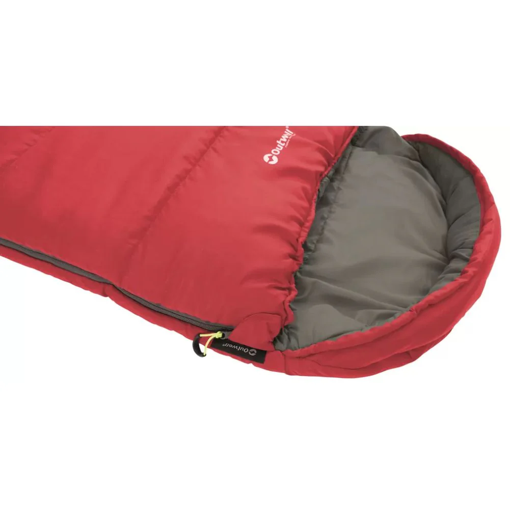 Outwell Campion Junior Sleeping Bag (Red) - Image 3