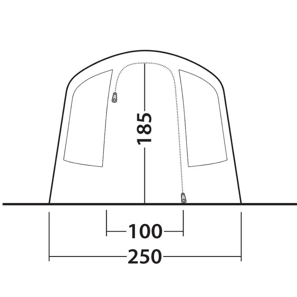 Outwell Sunhill 3 Air Tent - 3 Man Inflatable Tent - Image 17