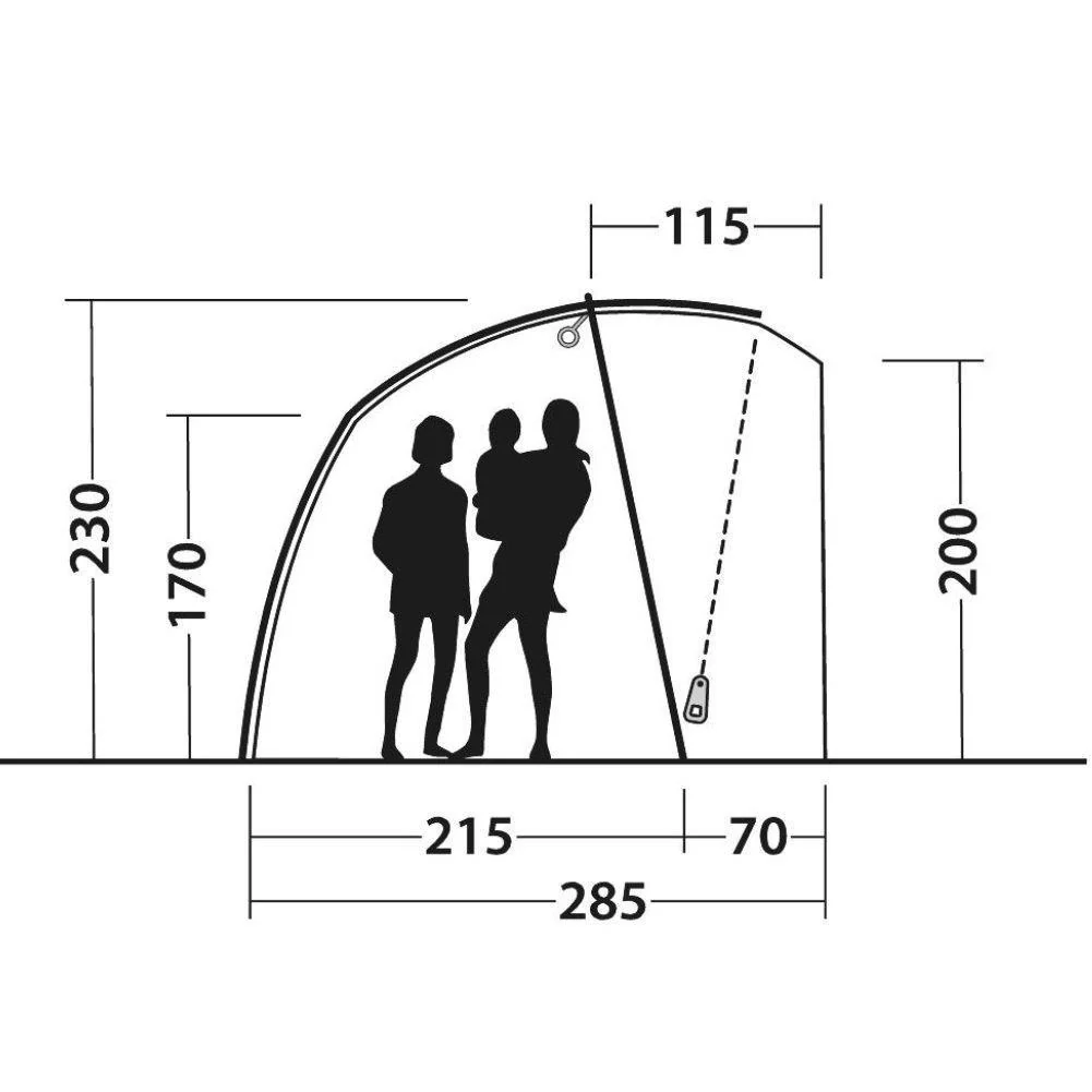 Outwell Woodcrest Awning Package - Awning, Carpet & Footprint Package - Image 5