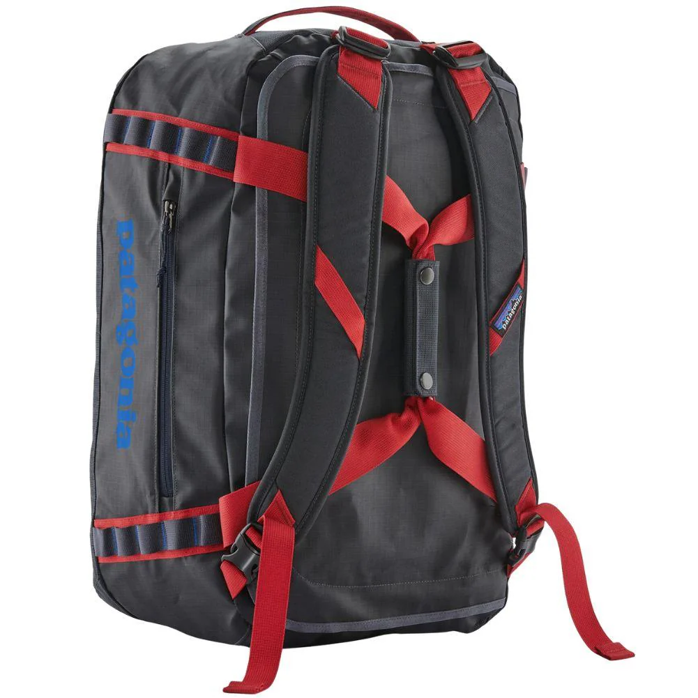 Patagonia Black Hole Duffel 40L (Smolder Blue w/Amanita Red) - Image 2