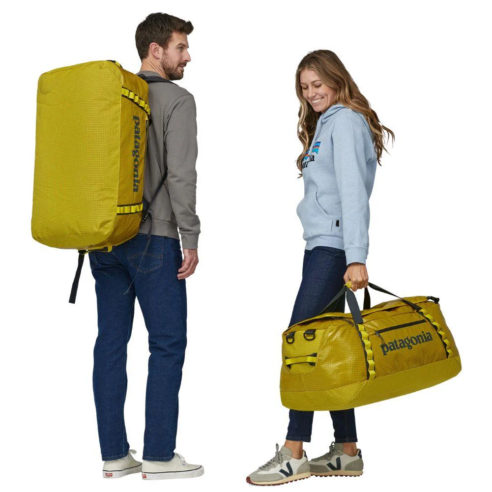 Patagonia Black Hole Duffel Bag 70L (Shiny Yellow) - Image 3