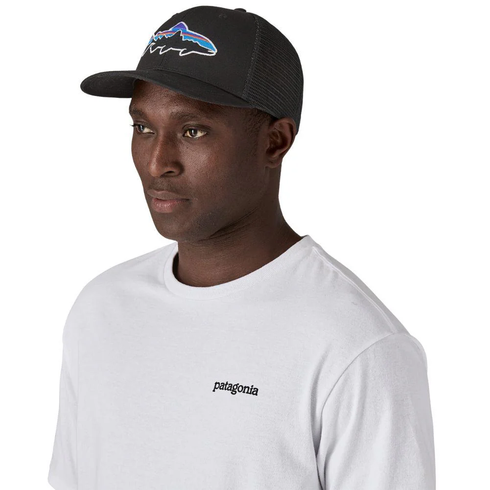 Patagonia Fitz Roy Trout Trucker Hat (Black) - Image 2
