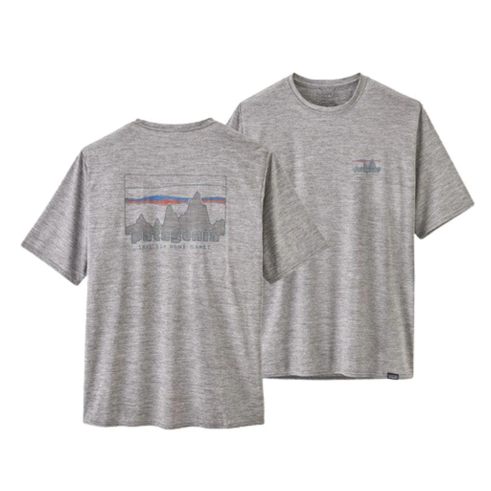 Patagonia Men's Capilene Cool Daily Graphic Shirt ('73 Skyline: Feather Grey) - Image 3