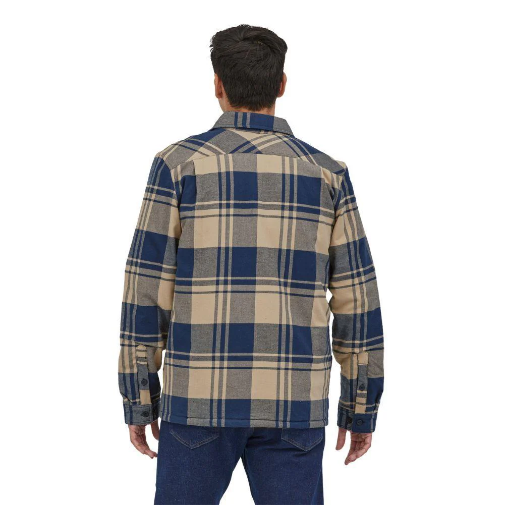 Patagonia Men's Insulated Organic Cotton Midweight Fjord Flannel Shirt (Oar Tan) - Image 8