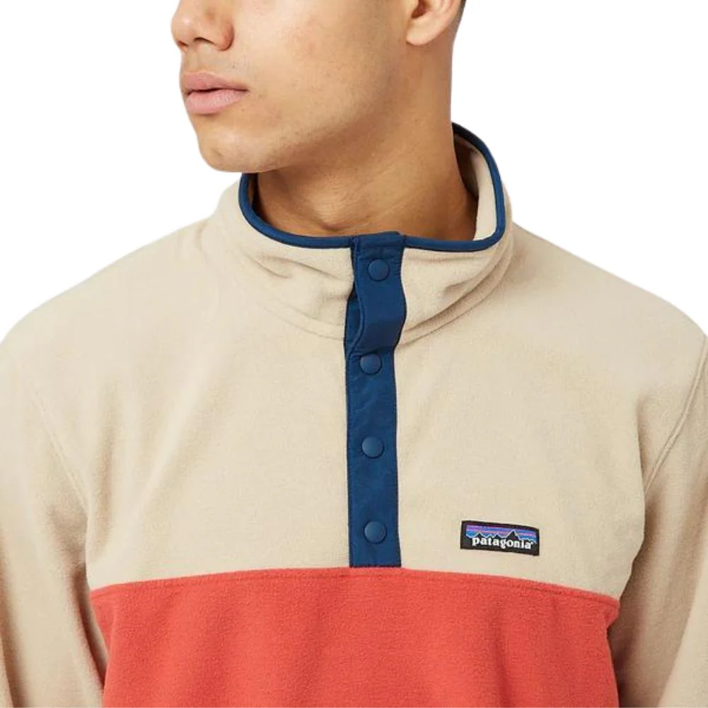Patagonia Men's Micro D Snap-T Fleece Pullover (Sumac Red) - Image 4