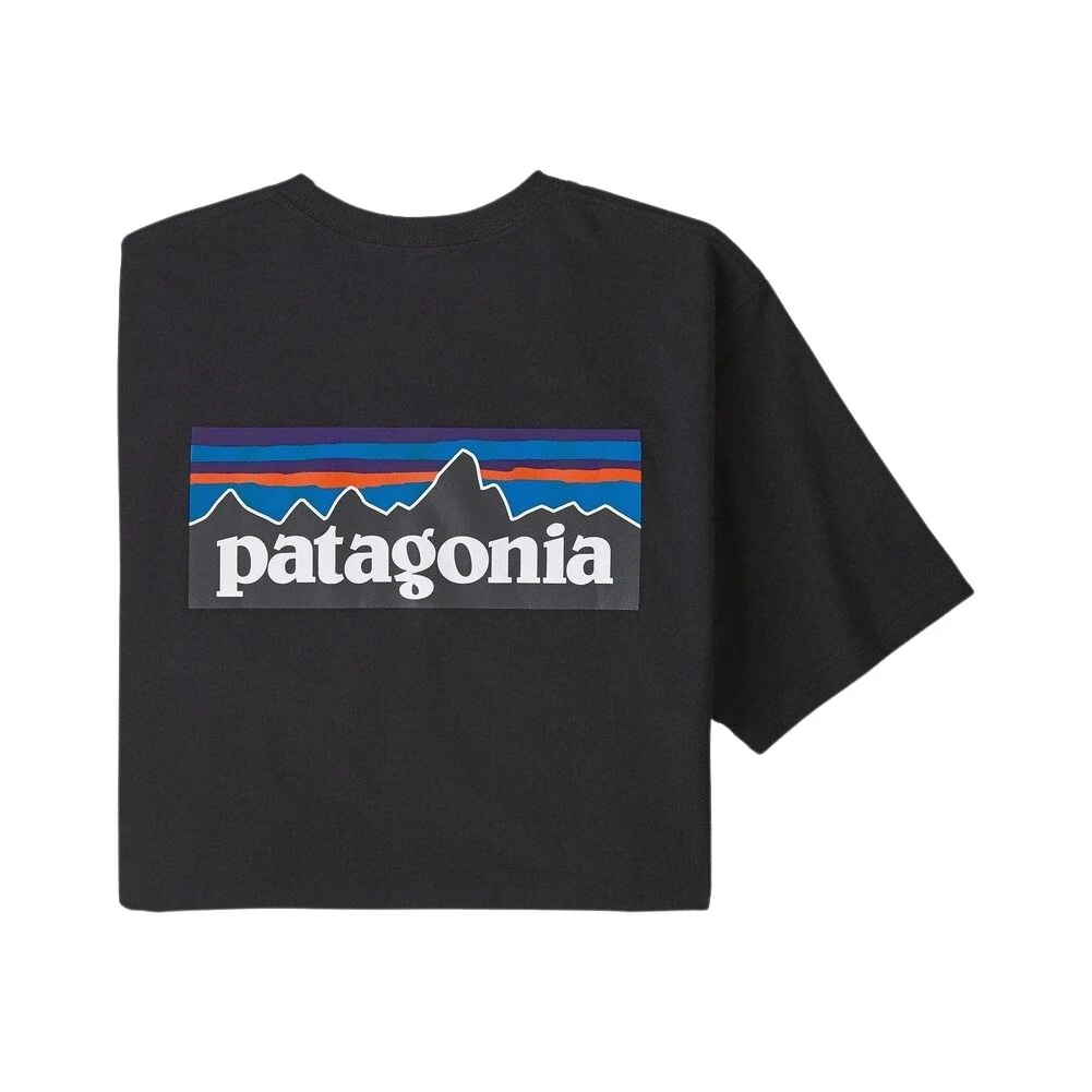 Patagonia Men's P-6 Logo Responsibili-Tee (Black)