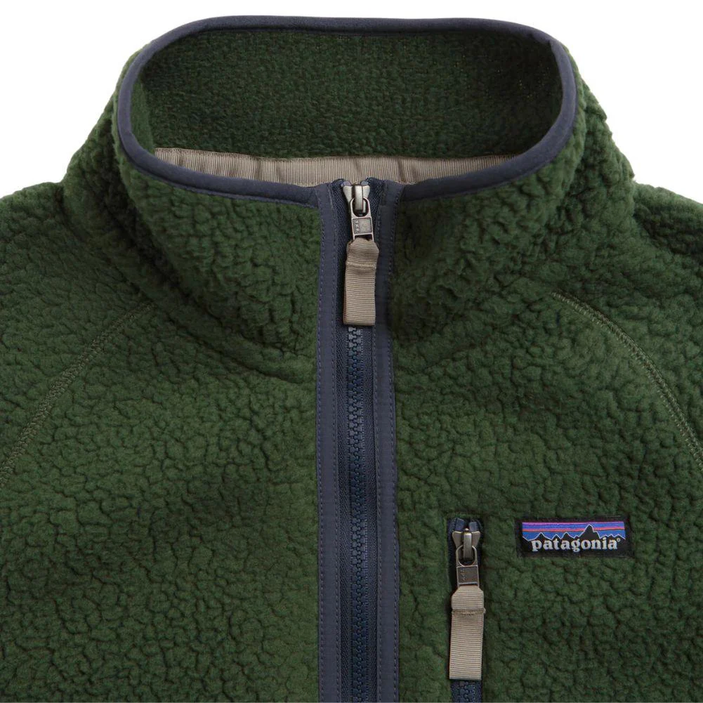 Patagonia Men's Retro Pile Fleece Jacket (Torrey Pine Green) - Image 5