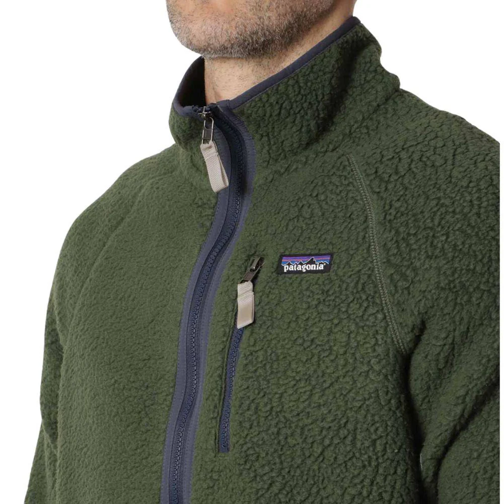 Patagonia Men's Retro Pile Fleece Jacket (Torrey Pine Green) - Image 7