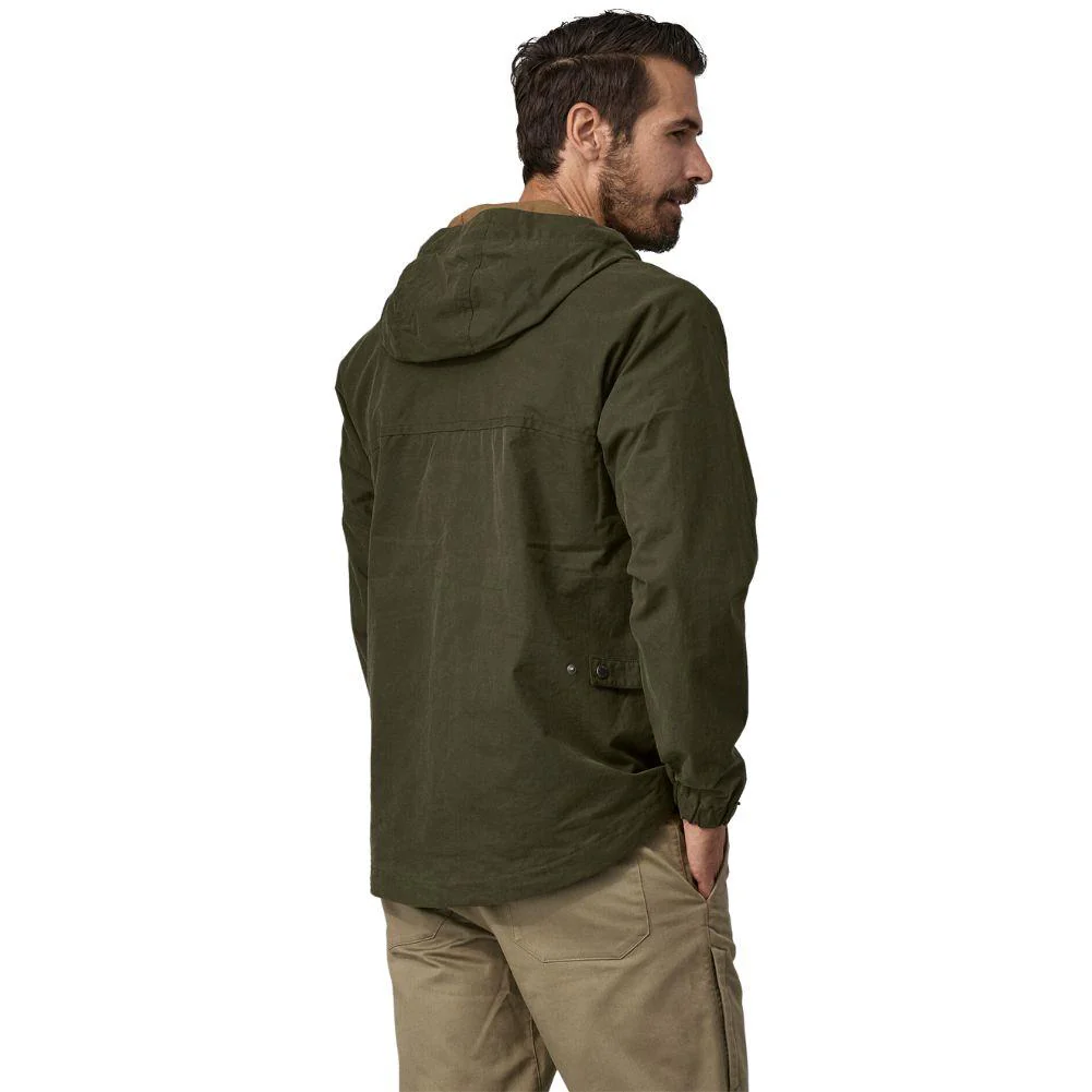 Patagonia Men's Waxed Cotton Jacket (Basin Green) - Image 3