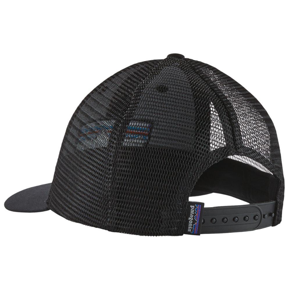 Patagonia P-6 Logo LoPro Trucker Hat (Black) - Image 2