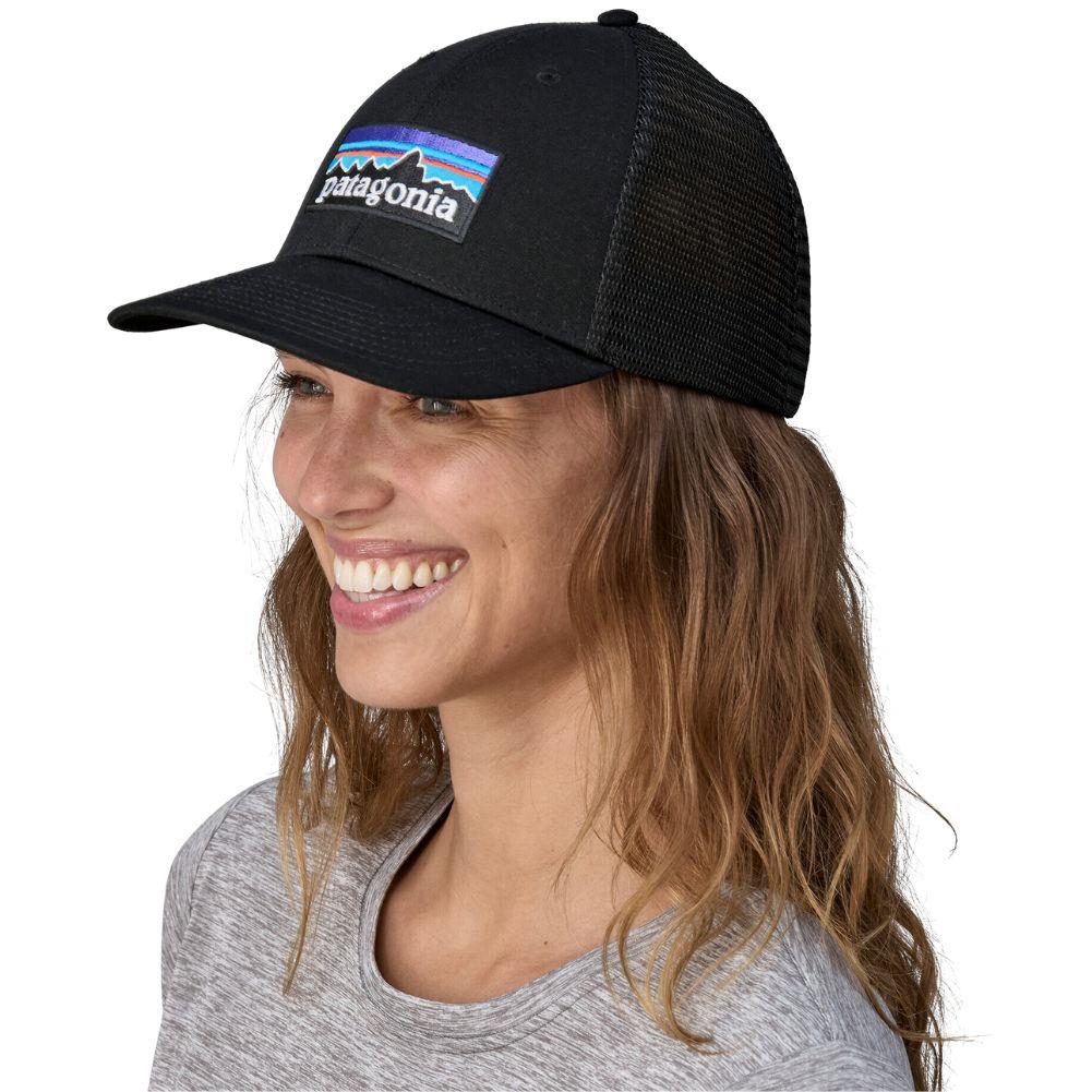 Patagonia P-6 Logo LoPro Trucker Hat (Black) - Image 3