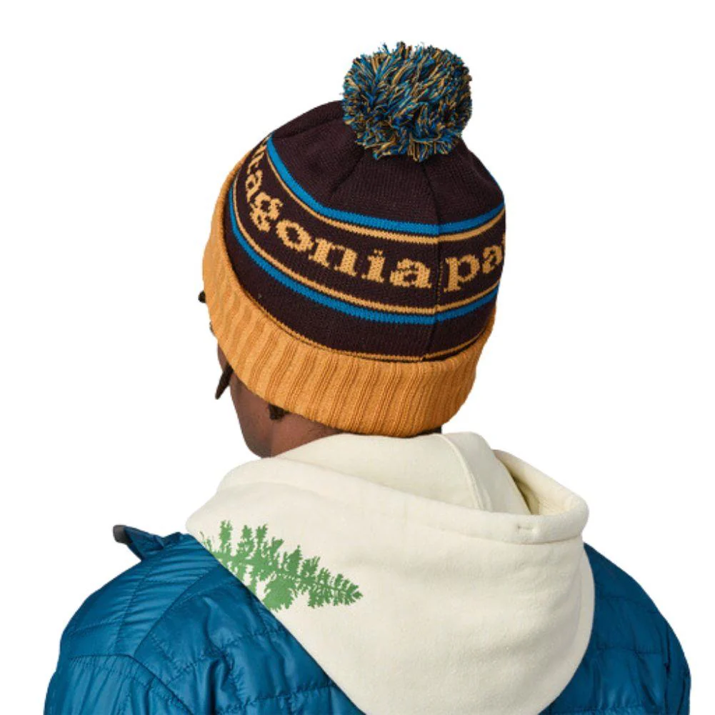 Patagonia Powder Town Beanie (Park Stripe: Dried Mango) - Image 3