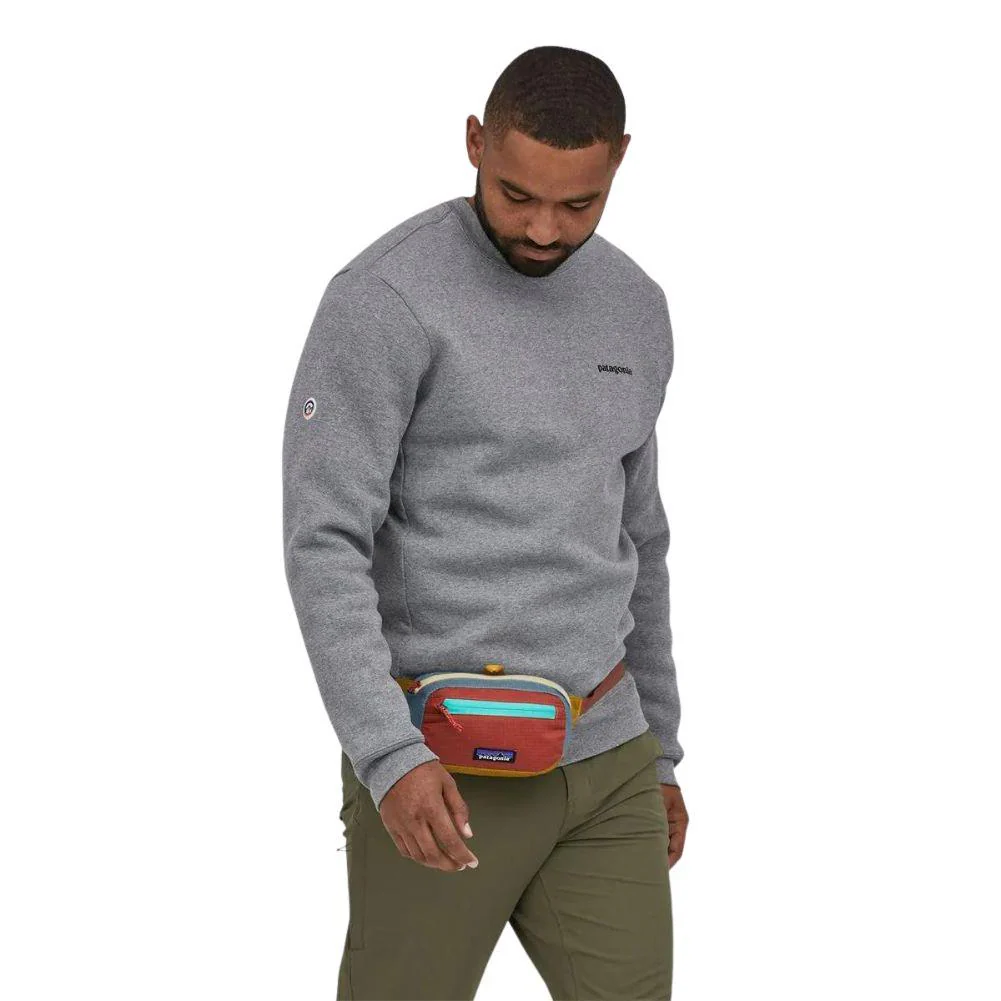 Patagonia Ultralight Black Hole® Mini Hip Pack 1L (Patchwork/Cabin Gold) - Image 4