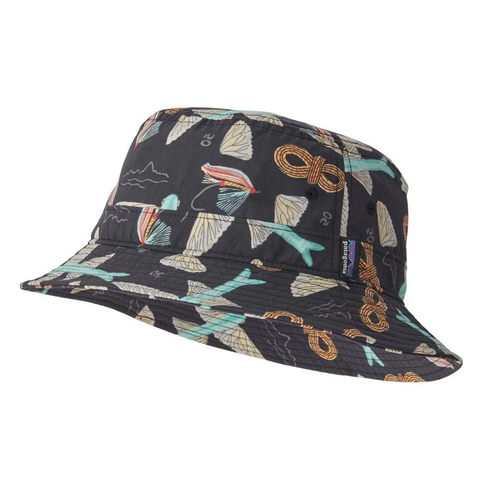 Patagonia Wavefarer Bucket Hat (Fly 50/Ink Black)