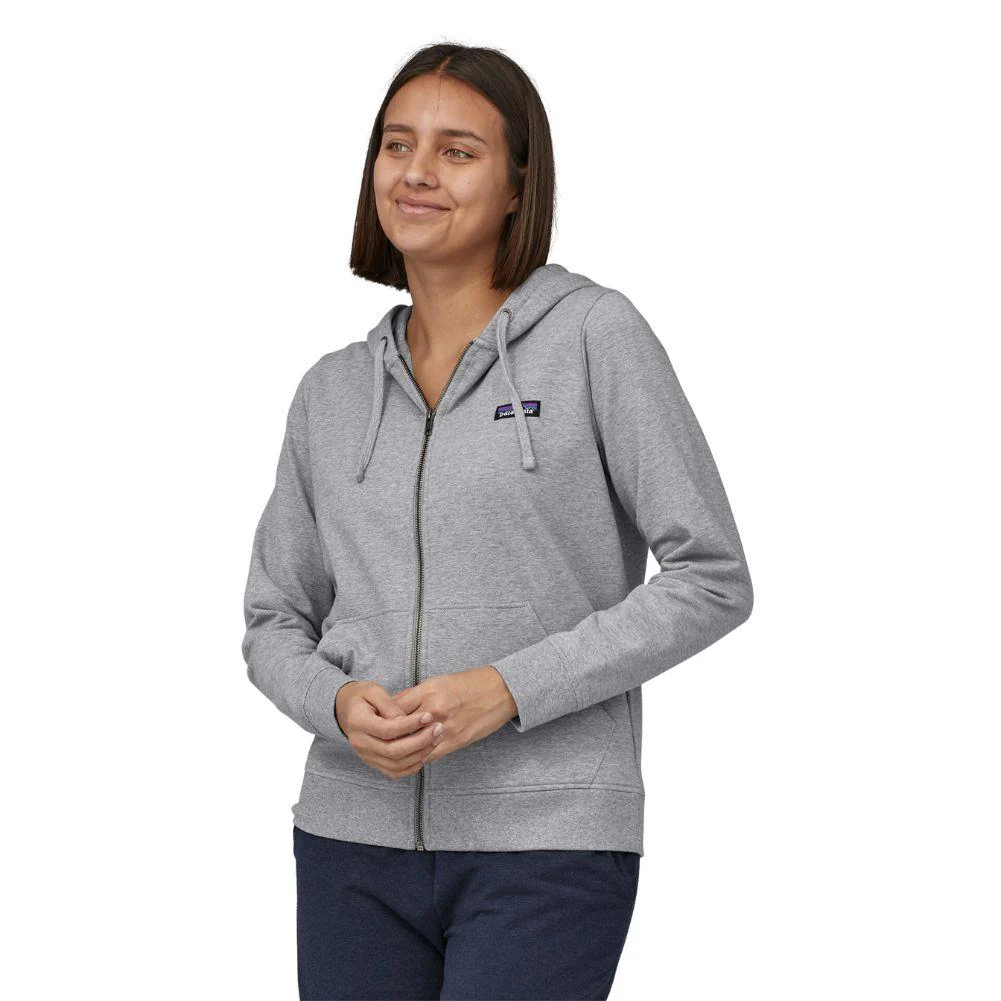 Patagonia Women's Ahnya Full-zip Fleece Hoody (Salt Grey Heather) - Image 2