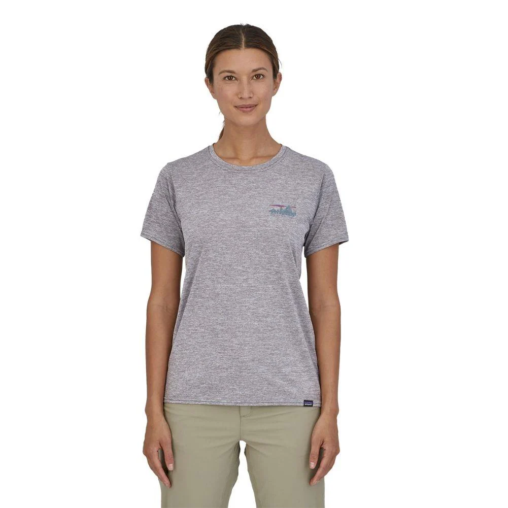 Patagonia Women's Capilene Cool Daily Graphic Shirt (Feather Grey) - Image 2