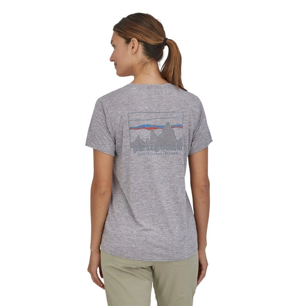 Patagonia Women's Capilene Cool Daily Graphic Shirt (Feather Grey) - Image 3
