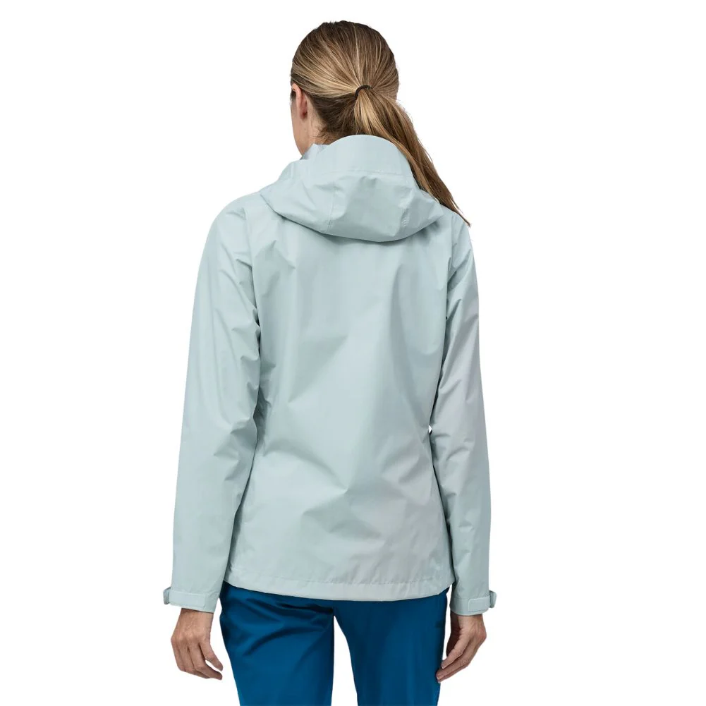 Patagonia Women's Torrentshell 3L Waterproof Rain Jacket (Chilled Blue) - Image 3