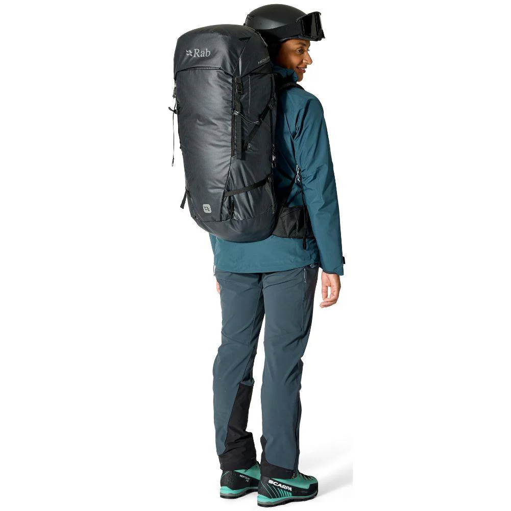 Rab Ascendor 45L Mountain Pack (Black) - Image 5
