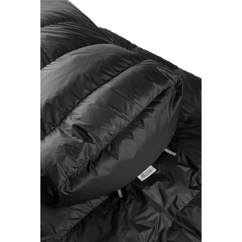Rab Ascent 500 Down Sleeping Bag - Regular Left Zip (Graphene) - Image 4