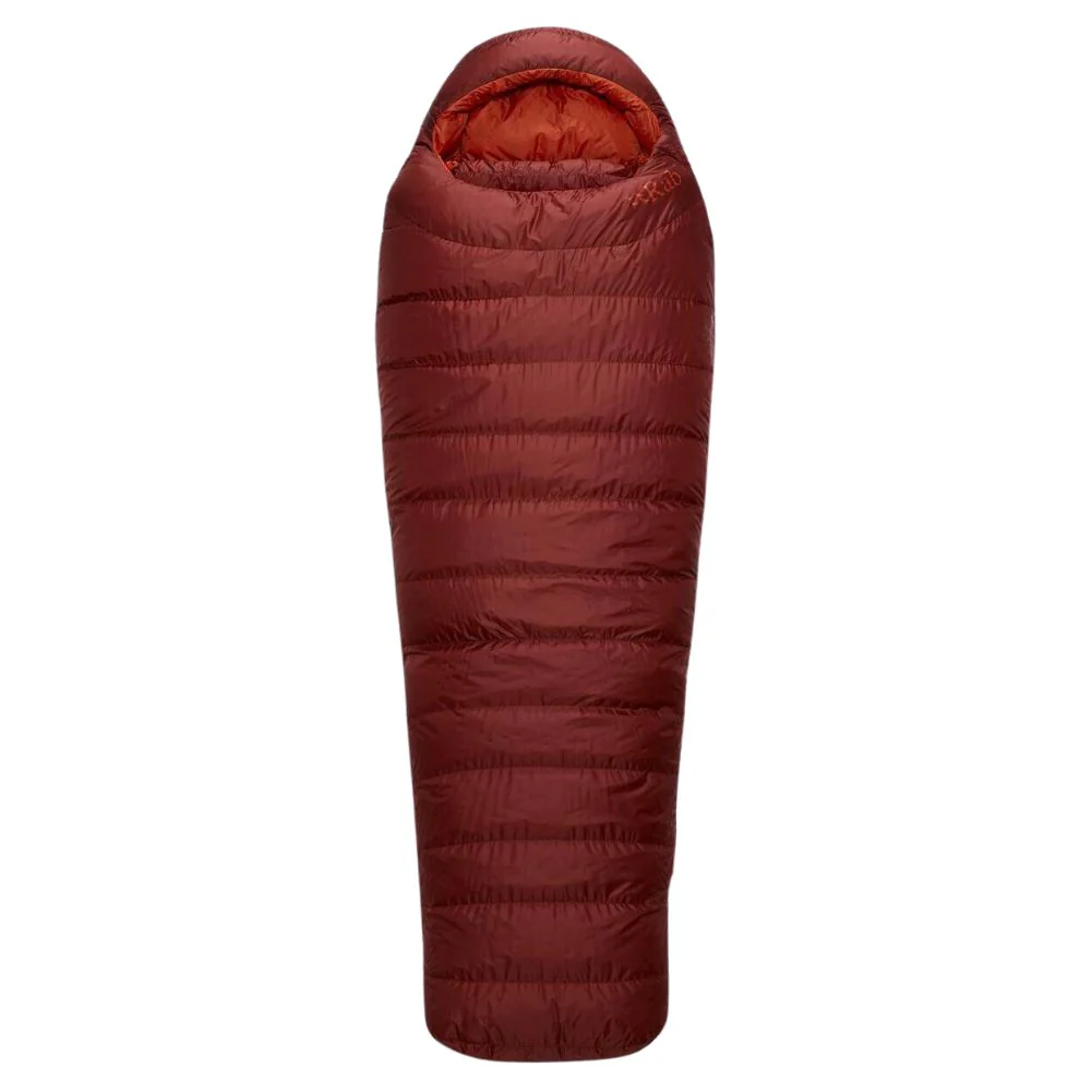 Rab Ascent 900 Down Sleeping Bag - Regular (Oxblood Red)