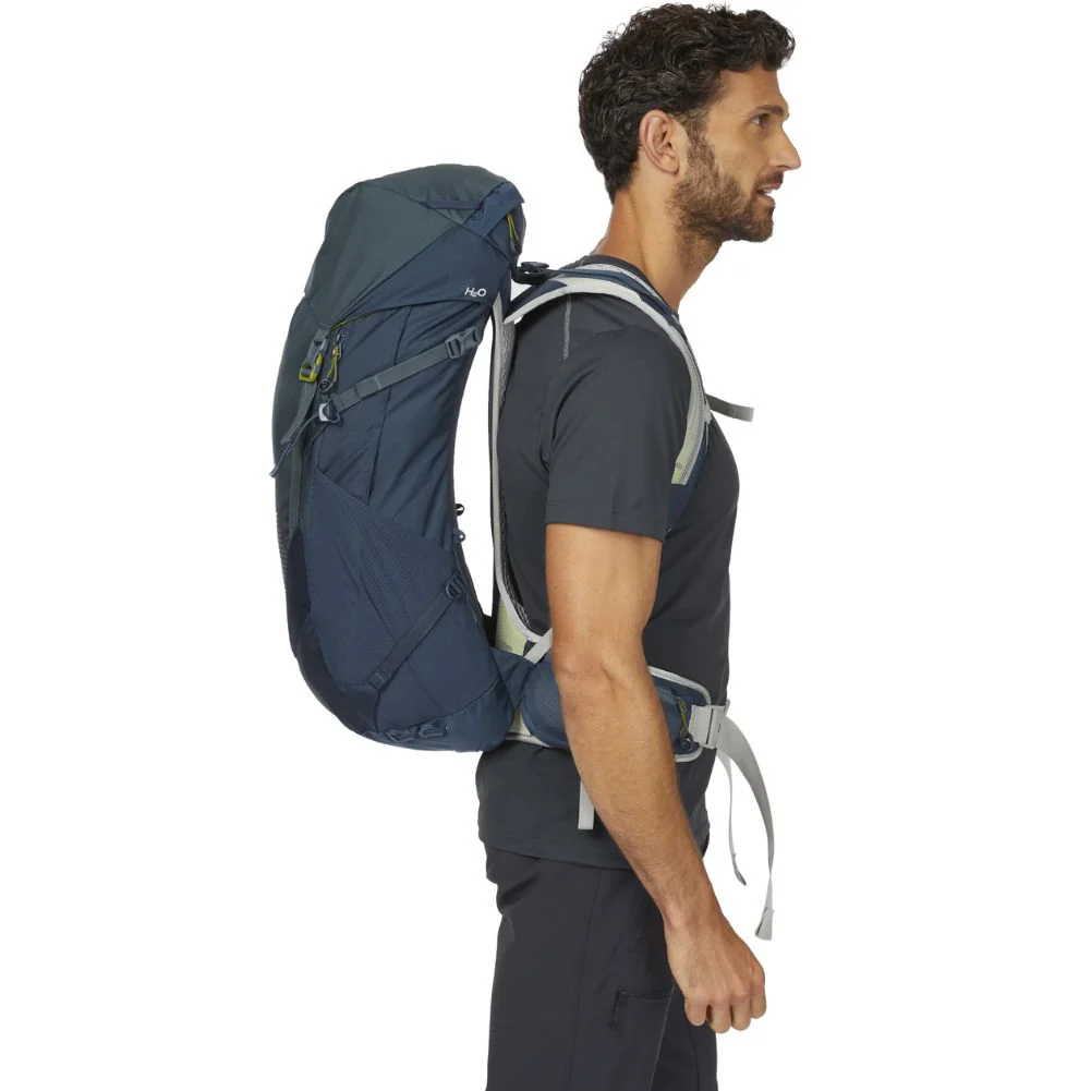 Lowe Alpine AirZone Trail 35L Hiking Pack (Tempest Blue/Orion Blue) - Image 8