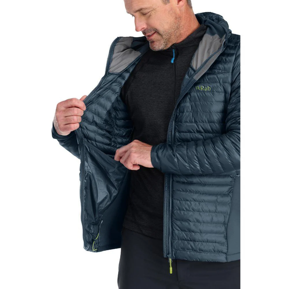 Rab Men's Cirrus Flex 2.0 Insulated Hooded Jacket (Orion Blue) - Image 4