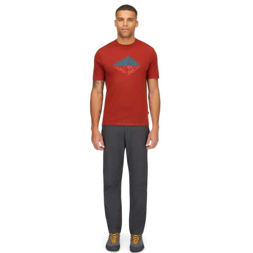Rab Men's Crimp Reflection Tee (Tuscan Red) - Image 5