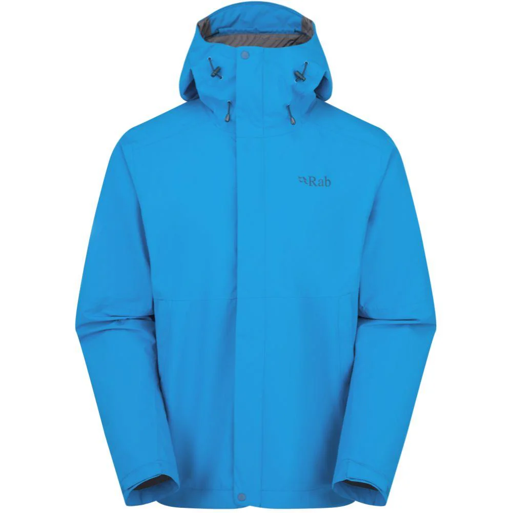 Rab Men's Downpour Waterproof Jacket (Maya Blue)