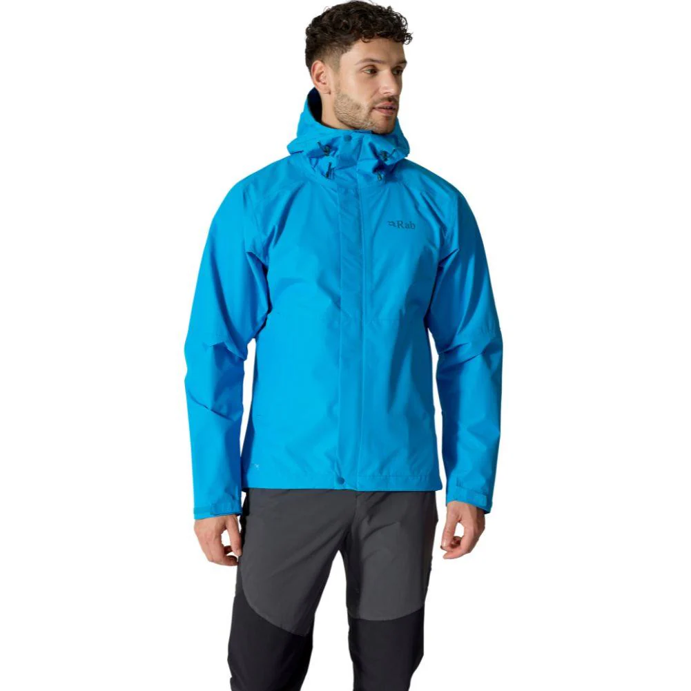 Rab Men's Downpour Waterproof Jacket (Maya Blue) - Image 5
