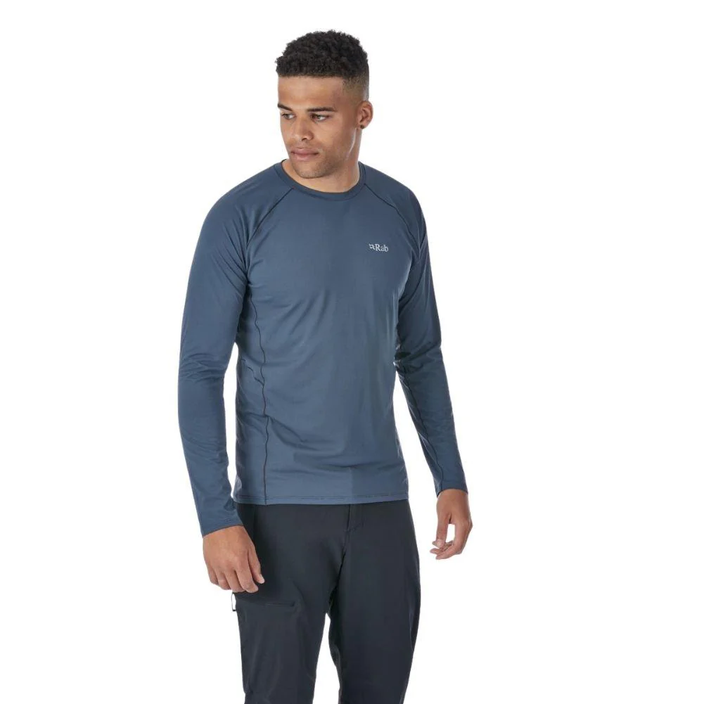 Rab Men's Force LS Tee (Steel) - Image 4