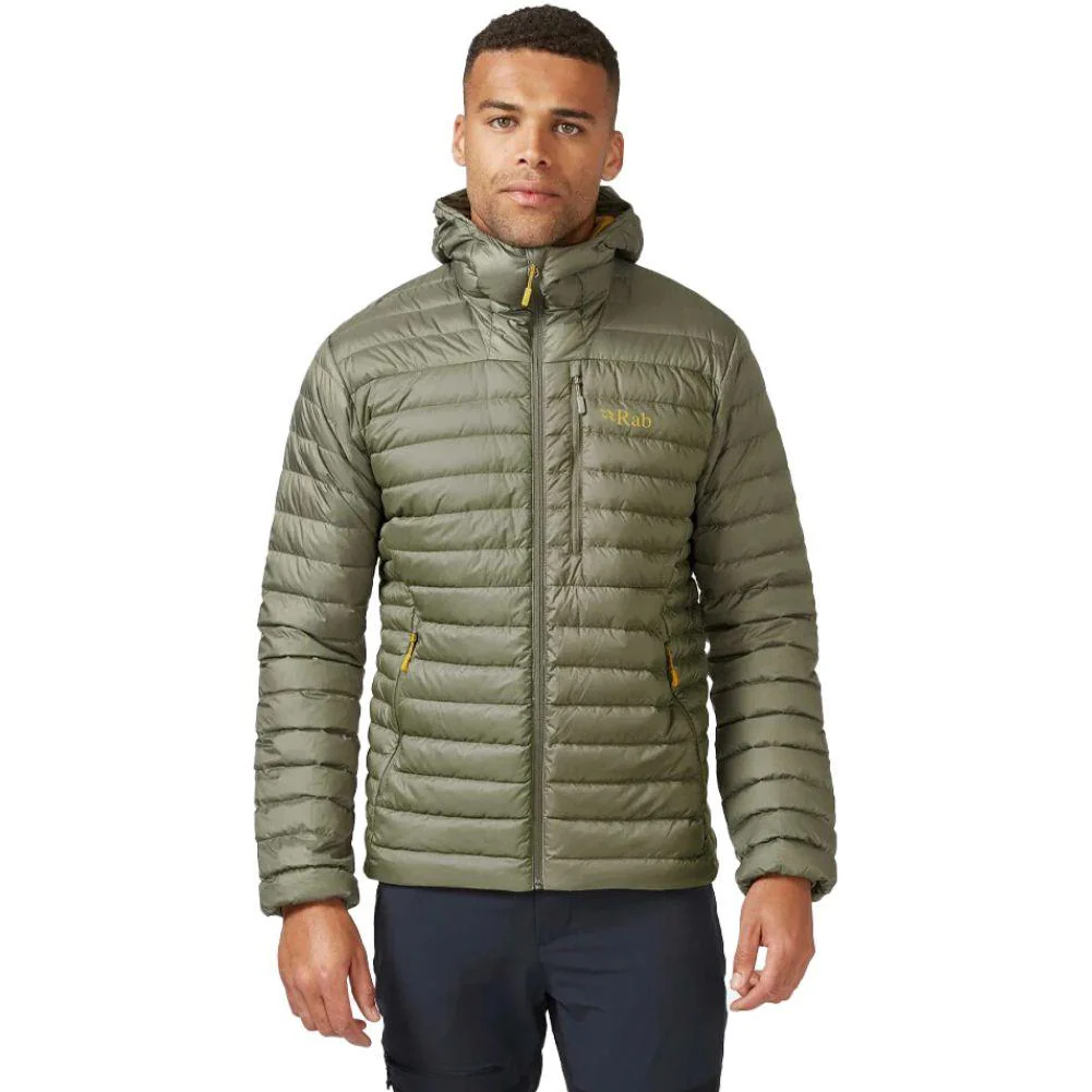 Rab Men's Microlight Alpine Down Jacket (Light Khaki) - Image 3