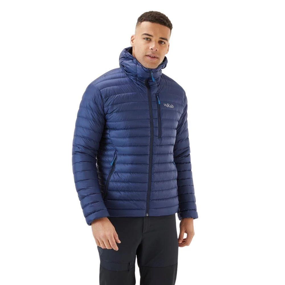 Rab Men's Microlight Alpine Recycled Down Jacket (Deep Ink Denim) - Image 2