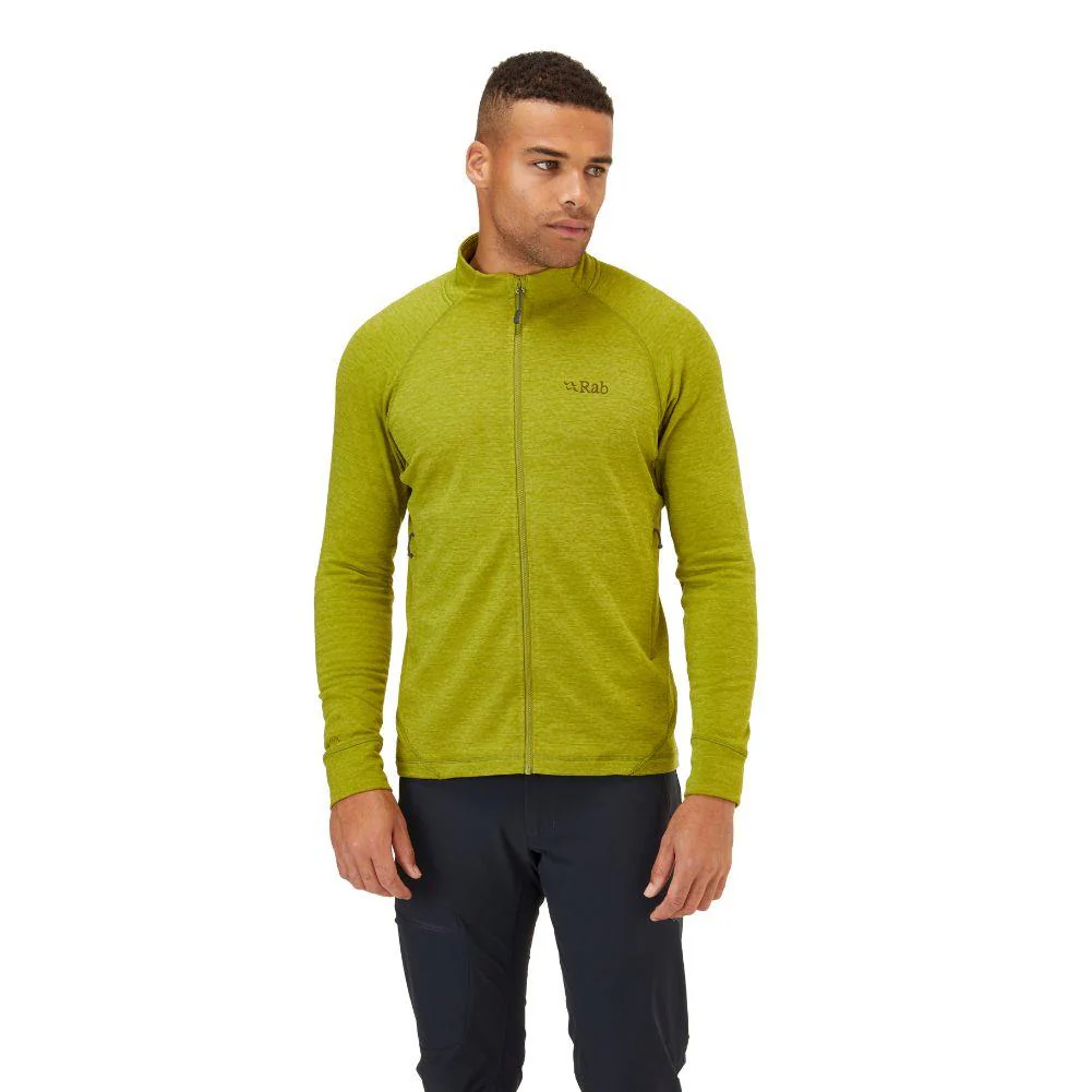Rab Men's Nexus Full-Zip Stretch Fleece (Aspen Green) - Image 2