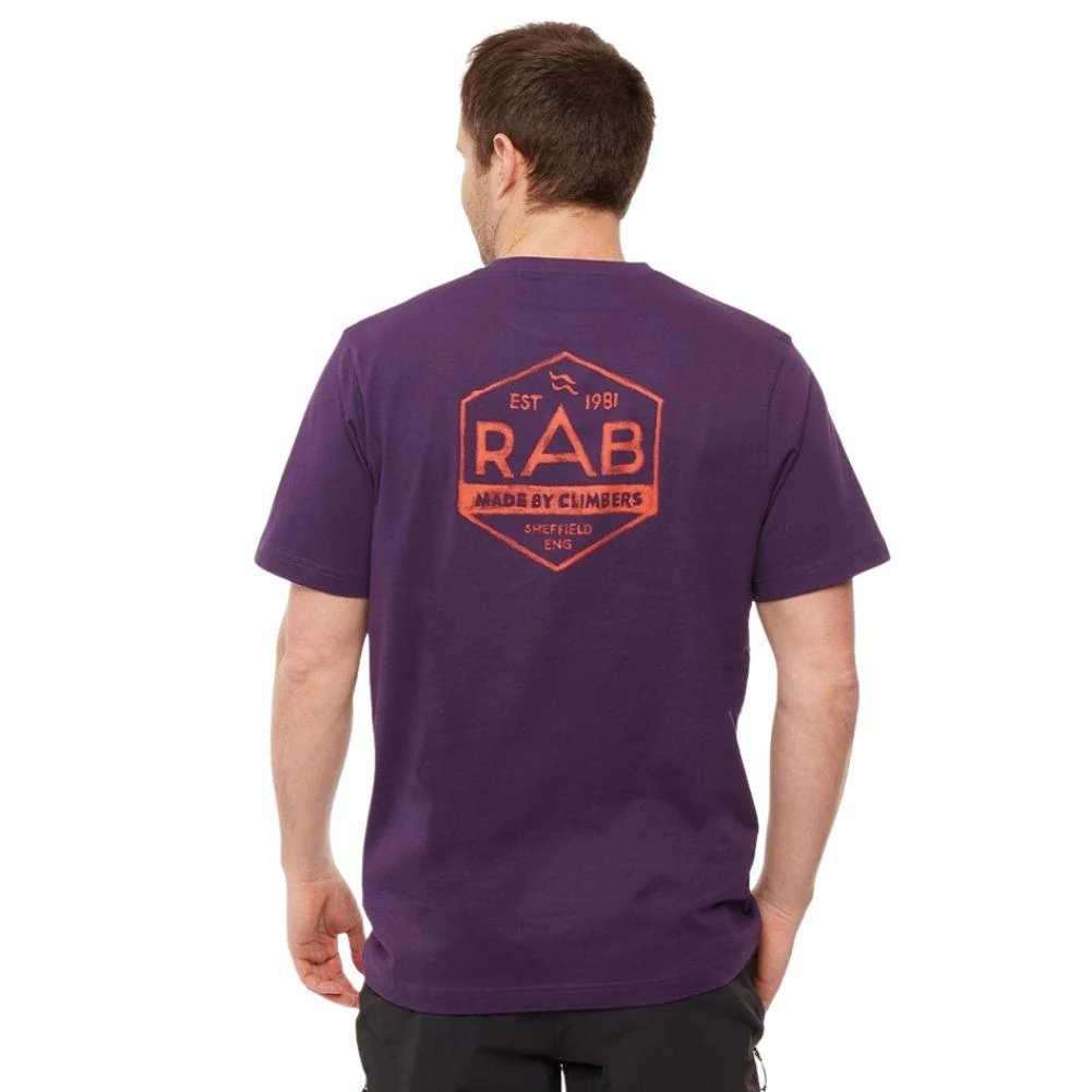 Rab Men's Stance Hex Tee (Purple Quartz) - Image 4