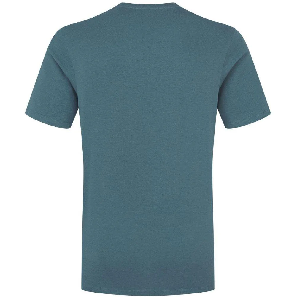 Rab Men's Stance Mountain Organic Cotton Tee (Orion Blue) - Image 4