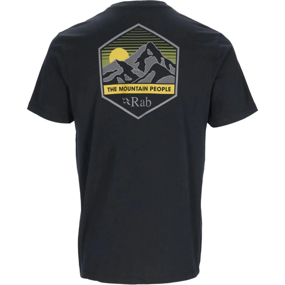 Rab Men's Stance Mountain Peak Tee (Beluga) - Image 3