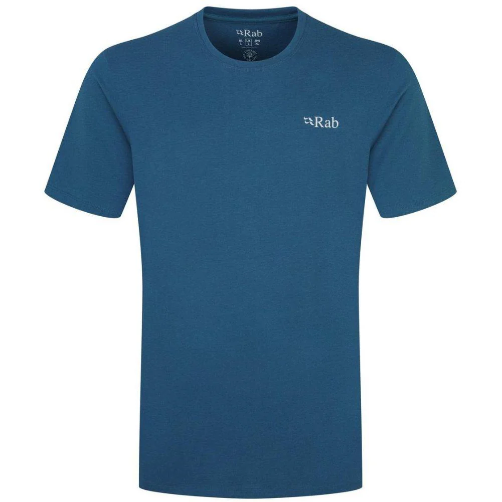 Rab Men's Stance Mountain Peak Tee (Tempest Blue) - Image 2