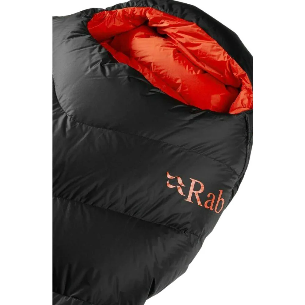Rab Neutrino Pro 900 Long Down Sleeping Bag (-22C) - Left Zip (Granite) - Image 5