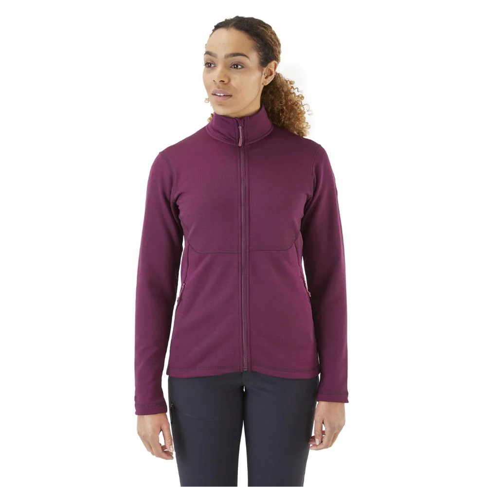 Rab Women's Geon Fleece Jacket (Eggplant) - Image 8