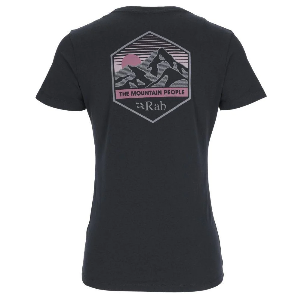 RAB Women's Stance Mountain Peak Tee  (Beluga) - Image 2