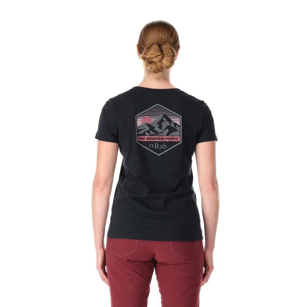 RAB Women's Stance Mountain Peak Tee  (Beluga) - Image 4