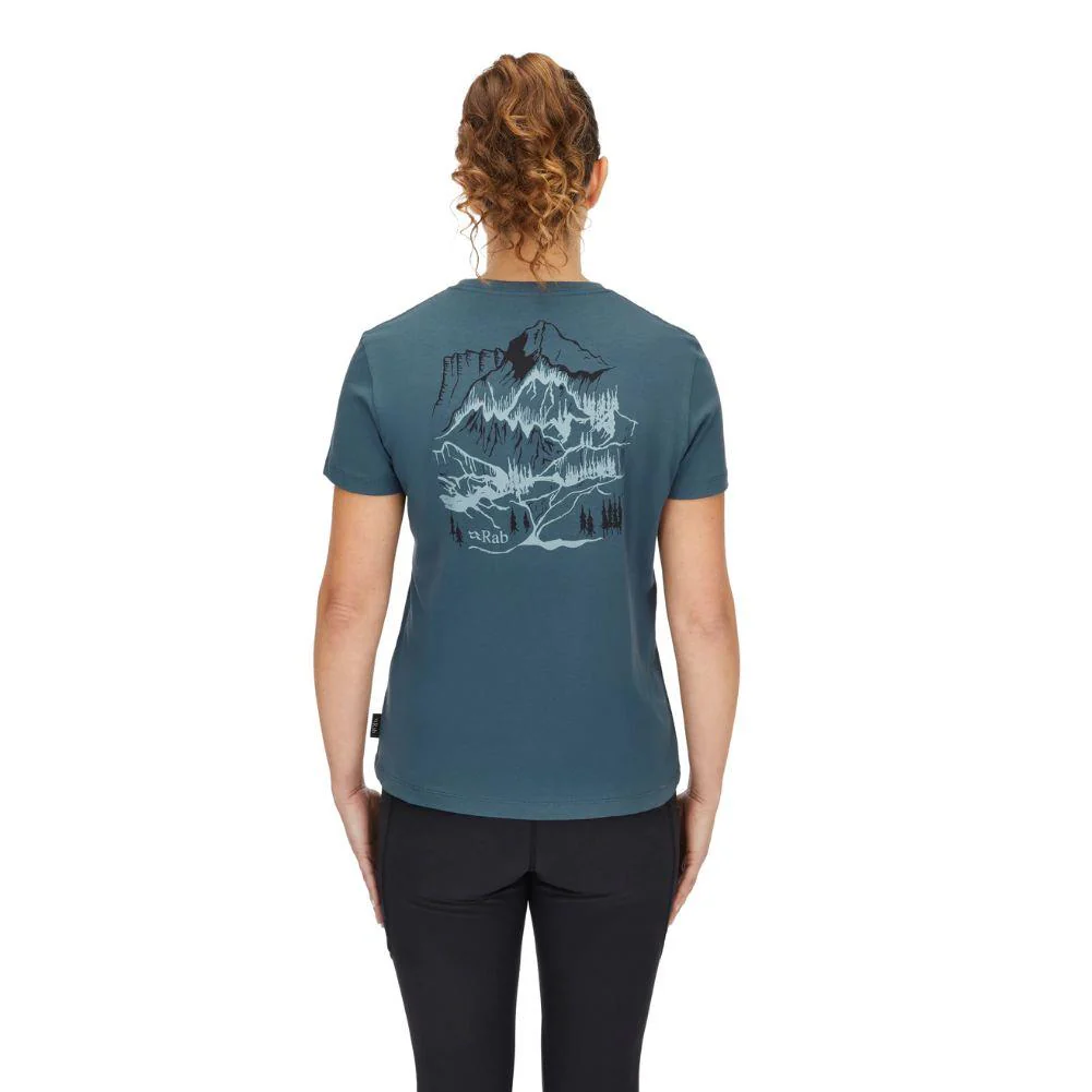 Rab Women's Tuku Ridge Tee (Orion Blue) - Image 7