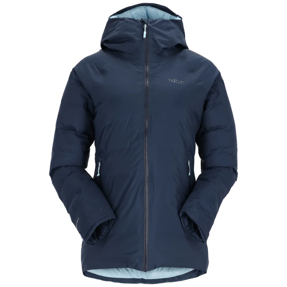 Rab Women's Valiance Waterproof Down Jacket (Deep Ink)