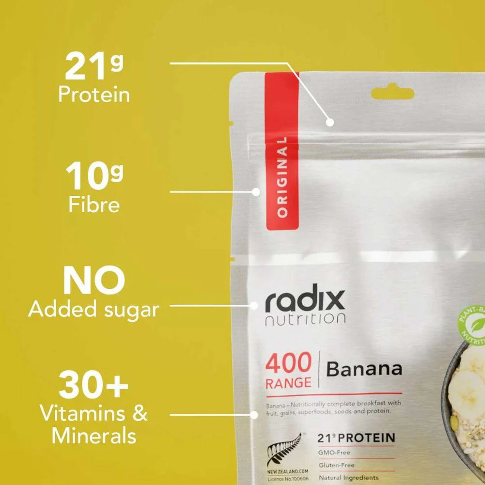 Radix Nutrition Original Breakfast v9.0 - 400Kcal (Banana) - Image 3